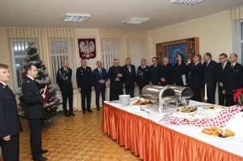 Uroczyste spotkanie wigilijne w Komendzie Miejskiej PSP w Koszalinie