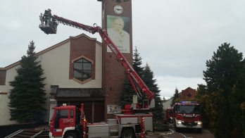 Ćwiczenia - pożar w obiekcie sakralnym