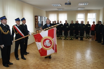 Ślubowanie nowoprzyjętego funkcjonariusza