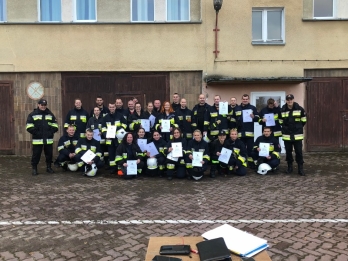 Zakończenie szkolenia podstawowego strażaków ratowników OSP