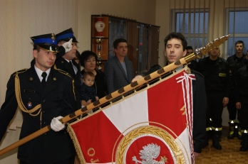 Ślubowanie nowoprzyjętego funkcjonariusza