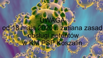 Utrudnienia i niedogodności dla petentów w związku z koronawirusem Covid-19