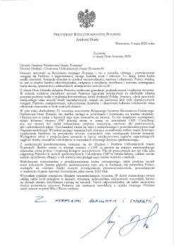 Życzenia Prezydenta RP z okazji Dnia Strażaka 